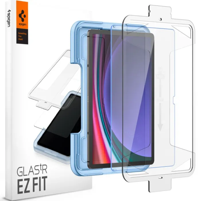 Spigen Samsung|Galaxy Tab S9 Plus-Szkło Hartowane Glas.tr ”ez Fit” Galaxy Tab S9+ Plus 12.4 X810 / X816B Clear