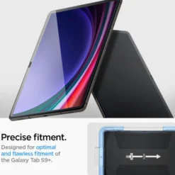 Spigen Samsung|Galaxy Tab S9 Plus-Szkło Hartowane Glas.tr ”ez Fit” Galaxy Tab S9+ Plus 12.4 X810 / X816B Clear