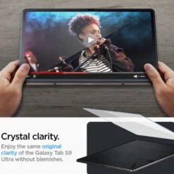 Spigen Galaxy Tab S9 Ultra|Samsung-Szkło Hartowane Glas.tr ”ez Fit” Galaxy Tab S9 Ultra 14.6 X910 / X916B Clear