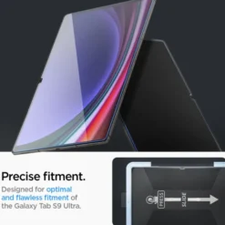 Spigen Galaxy Tab S9 Ultra|Samsung-Szkło Hartowane Glas.tr ”ez Fit” Galaxy Tab S9 Ultra 14.6 X910 / X916B Clear