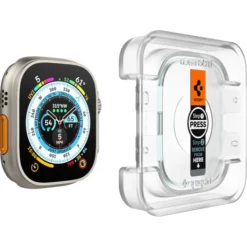 Spigen Apple Watch Ultra 49Mm|Apple Watch Ultra 2 49Mm-Szkło Hartowane Glas.tr ”ez Fit” 2-pack Apple Watch Ultra (49 Mm) Clear