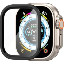 Spigen Apple Watch Ultra 49Mm|Apple Watch Ultra 2 49Mm-Szkło Hartowane Glas.tr Slim Pro Apple Watch Ultra (49 Mm) Black
