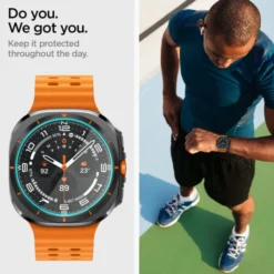 Spigen Galaxy Watch Ultra 47Mm|Samsung-SZKŁO HARTOWANE GLAS.TR ”EZ-FIT” 2-PACK GALAXY WATCH ULTRA (47 MM) CLEAR