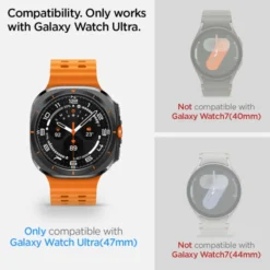 Spigen Galaxy Watch Ultra 47Mm|Samsung-SZKŁO HARTOWANE GLAS.TR ”EZ-FIT” 2-PACK GALAXY WATCH ULTRA (47 MM) CLEAR