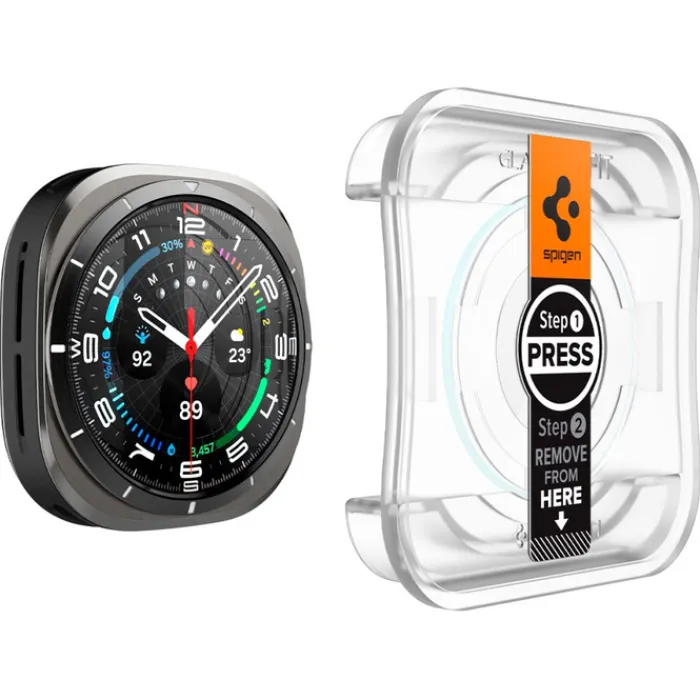 Spigen Galaxy Watch Ultra 47Mm|Samsung-SZKŁO HARTOWANE GLAS.TR ”EZ-FIT” 2-PACK GALAXY WATCH ULTRA (47 MM) CLEAR