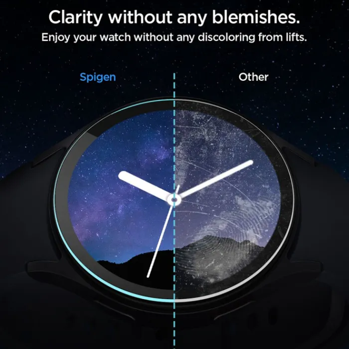 Spigen Galaxy Watch 7 44Mm|Samsung-SZKŁO HARTOWANE GLAS.TR ”EZ-FIT” 2-PACK GALAXY WATCH 7 (44 MM) CLEAR