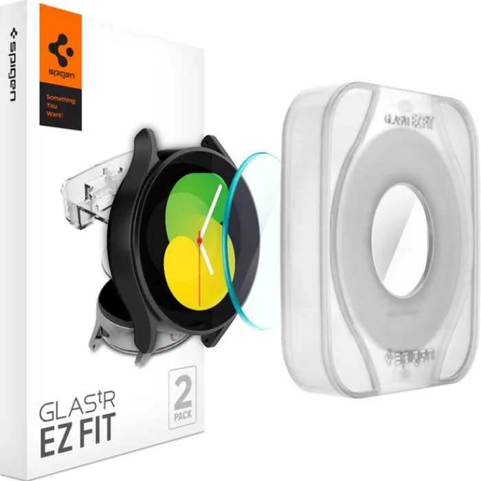 Spigen Galaxy Watch 5 44Mm|Galaxy Watch 4 44Mm-SZKŁO HARTOWANE GLAS.TR ”EZ-FIT” 2-PACK GALAXY WATCH 4 / 5 (44 MM)