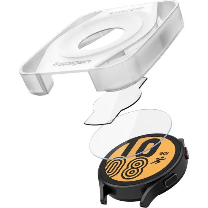 Spigen Galaxy Watch 5 44Mm|Galaxy Watch 4 44Mm-SZKŁO HARTOWANE GLAS.TR ”EZ-FIT” 2-PACK GALAXY WATCH 4 / 5 (44 MM)