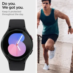 Spigen Galaxy Watch 5 40Mm|Galaxy Watch 4 40Mm-SZKŁO HARTOWANE GLAS.TR ”EZ-FIT” 2-PACK GALAXY WATCH 4 / 5 (40 MM)