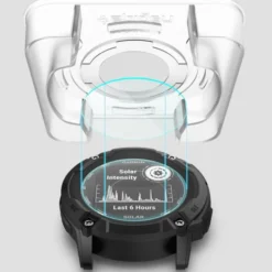 Spigen Garmin-SZKŁO HARTOWANE GLAS.TR ”EZ FIT” 2-PACK GARMIN INSTINCT 2X SOLAR CLEAR