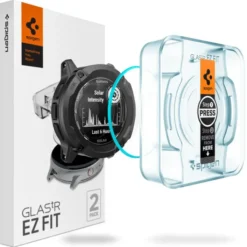 Spigen Garmin-SZKŁO HARTOWANE GLAS.TR ”EZ FIT” 2-PACK GARMIN INSTINCT 2X SOLAR CLEAR