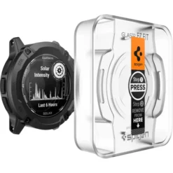 Spigen Garmin-SZKŁO HARTOWANE GLAS.TR ”EZ FIT” 2-PACK GARMIN INSTINCT 2X SOLAR CLEAR