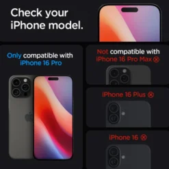 Spigen Iphone 17|Iphone 17 Pro-SZKŁO HARTOWANE GLAS.TR ”EZ FIT” 2-PACK IPHONE 16 PRO, 17, 17 PRO CLEAR
