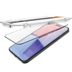Spigen Iphone 15 Pro|Apple-Szkło Hartowane Glas.tr ”ez Fit” Fc iPhone 15 Pro Black