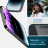 Spigen Iphone 14 Pro Max|Apple-Szkło Hartowane Glas.tr ”ez Fit” 2-pack iPhone 14 Pro Max Clear