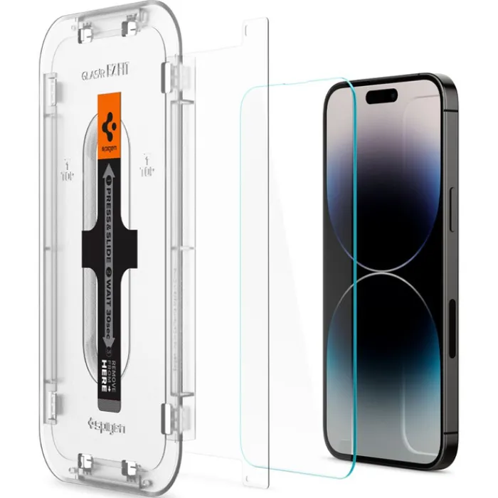 Spigen Iphone 14 Pro Max|Apple-Szkło Hartowane Glas.tr ”ez Fit” 2-pack iPhone 14 Pro Max Clear