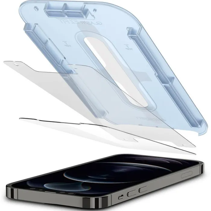 Spigen Iphone 12 Pro|Apple-Szkło Hartowane Glas.tr ”ez Fit” 2-pack iPhone 12 12 Pro