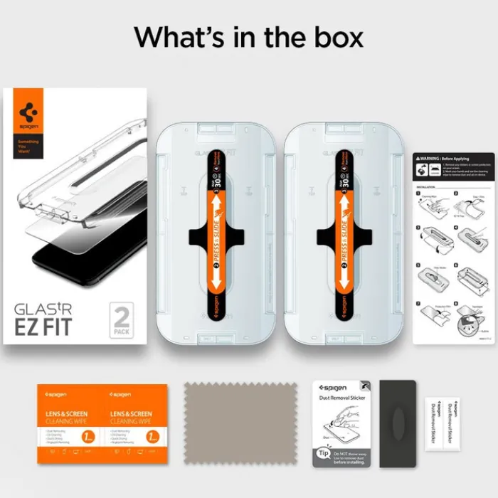 Spigen Iphone 12 Pro|Apple-Szkło Hartowane Glas.tr ”ez Fit” 2-pack iPhone 12 12 Pro