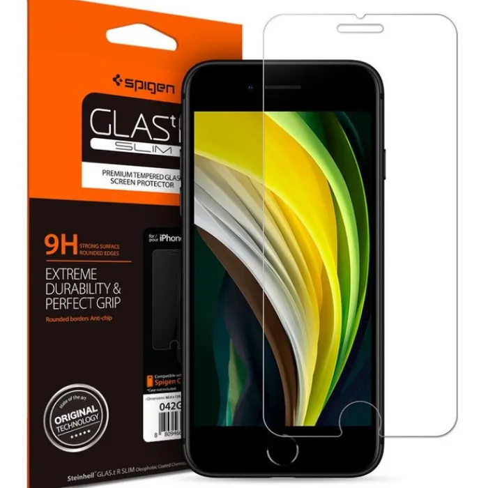 Spigen Iphone Se 2020|Iphone 7-Szkło Hartowane Glas.Tr Slim iPhone SE 2022 2020 7 8