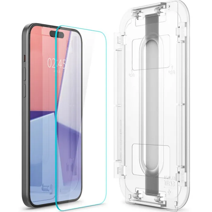 Spigen Iphone 15|Apple-Szkło Hartowane Glas.tr ”ez Fit” iPhone 15 Clear