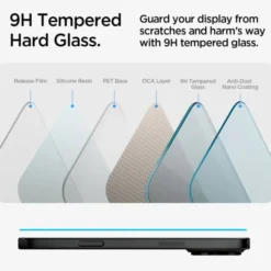 Spigen Iphone 15|Apple-Szkło Hartowane Glas.tr ”ez Fit” 2-pack iPhone 16 / 15 Clear
