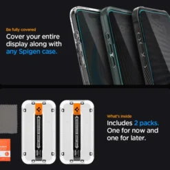 Spigen Iphone 15 Pro|Apple-Szkło Hartowane Glas.tr ”ez Fit” 2-pack iPhone 15 Pro Privacy