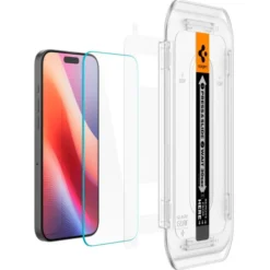 Spigen Iphone 16 Pro Max|Iphone 17 Pro Max-SZKŁO HARTOWANE GLAS.TR ”EZ FIT” 2-PACK IPHONE 16 PRO MAX, 17 PRO MAX CLEAR