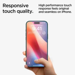Spigen Iphone 15|Apple-Szkło Hartowane Glas.tr ”ez Fit” 2-pack iPhone 15 /16 Privacy