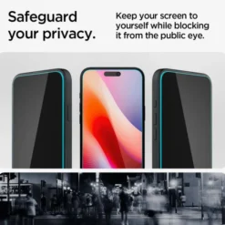Spigen Iphone 15|Apple-Szkło Hartowane Glas.tr ”ez Fit” 2-pack iPhone 15 /16 Privacy