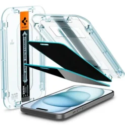 Spigen Iphone 15|Apple-Szkło Hartowane Glas.tr ”ez Fit” 2-pack iPhone 15 /16 Privacy