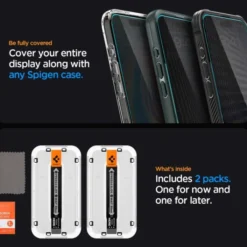 Spigen Iphone 15|Apple-Szkło Hartowane Glas.tr ”ez Fit” 2-pack iPhone 15 /16 Privacy