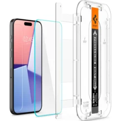 Spigen Iphone 15 Pro Max|Apple-Szkło Hartowane Glas.tr ”ez Fit” 2-pack iPhone 15 Pro Max Clear