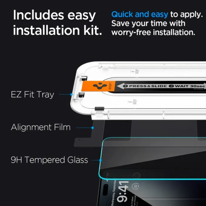 Spigen Iphone 15 Plus|Apple-Szkło Hartowane Glas.tr ”ez Fit” iPhone 15 Plus Privacy