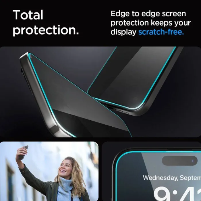 Spigen Iphone 15 Plus|Apple-Szkło Hartowane Glas.tr ”ez Fit” iPhone 15 Plus Privacy