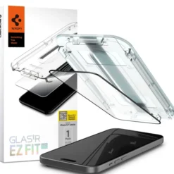 Spigen Iphone 15|Apple-Szkło Hartowane Glas.tr ”ez Fit” Fc iPhone 15 Black