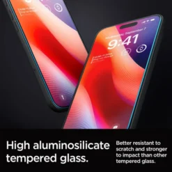 Spigen Apple|Iphone 16 Pro-SZKŁO HARTOWANE GLAS.TR ”EZ FIT” IPHONE 16 PRO CLEAR