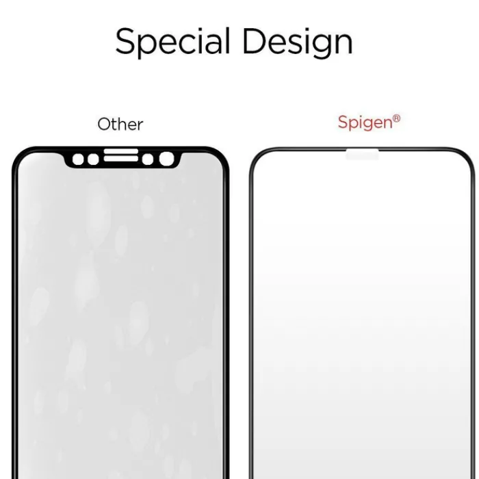 Spigen Iphone X|Iphone Xs-Szkło Hartowane GLAS.TR Slim HD Apple iPhone 11 Pro X XS Full Cover FC