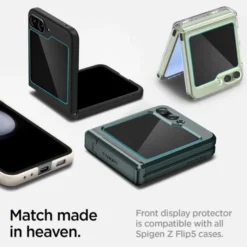 Spigen Samsung|Galaxy Z Flip 5-SZKŁO HARTOWANE GLAS.TR ”EZ FIT” 2-PACK GALAXY Z FLIP 5 CLEAR