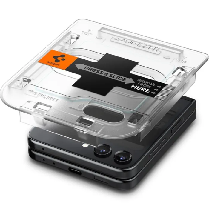 Spigen Samsung|Galaxy Z Flip 5-SZKŁO HARTOWANE GLAS.TR ”EZ FIT” 2-PACK GALAXY Z FLIP 5 CLEAR