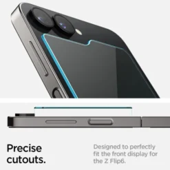 Spigen Samsung|Galaxy Z Flip 7 Fe-SZKŁO HARTOWANE GLAS.TR ”EZ FIT” 2-PACK GALAXY Z FLIP 6 / 7 FE CLEAR