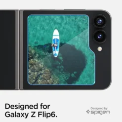 Spigen Samsung|Galaxy Z Flip 7 Fe-SZKŁO HARTOWANE GLAS.TR ”EZ FIT” 2-PACK GALAXY Z FLIP 6 / 7 FE CLEAR