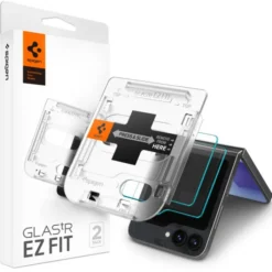 Spigen Samsung|Galaxy Z Flip 7 Fe-SZKŁO HARTOWANE GLAS.TR ”EZ FIT” 2-PACK GALAXY Z FLIP 6 / 7 FE CLEAR