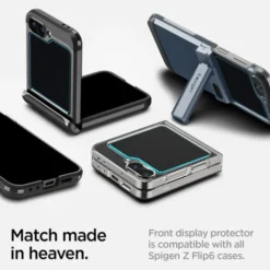 Spigen Samsung|Galaxy Z Flip 7 Fe-SZKŁO HARTOWANE GLAS.TR ”EZ FIT” 2-PACK GALAXY Z FLIP 6 / 7 FE CLEAR