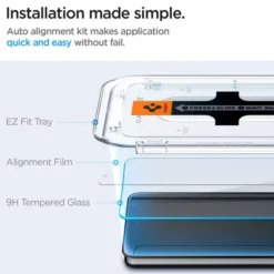 Spigen Szkła|Galaxy S25-Szkło Hartowane Glas.tr ”ez Fit” 2-pack Samsung Galaxy S25 / S24 Clear