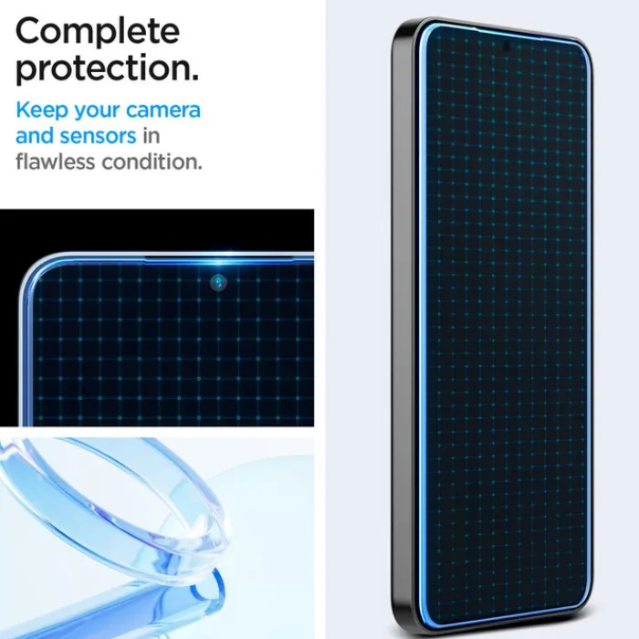 Spigen Szkła|Galaxy S25-Szkło Hartowane Glas.tr ”ez Fit” 2-pack Samsung Galaxy S25 / S24 Clear