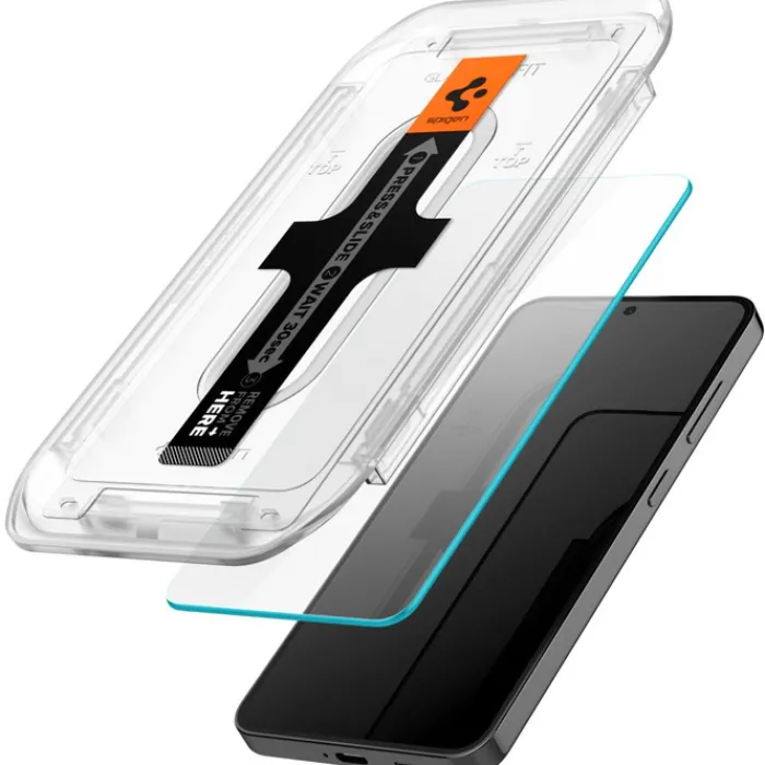 Spigen Szkła|Galaxy S25-Szkło Hartowane Glas.tr ”ez Fit” 2-pack Samsung Galaxy S25 / S24 Clear