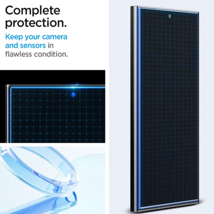 Spigen Samsung|Szkła-Szkło Hartowane Glas.tr ”ez Fit” 2-pack Samsung Galaxy S24 Ultra Clear