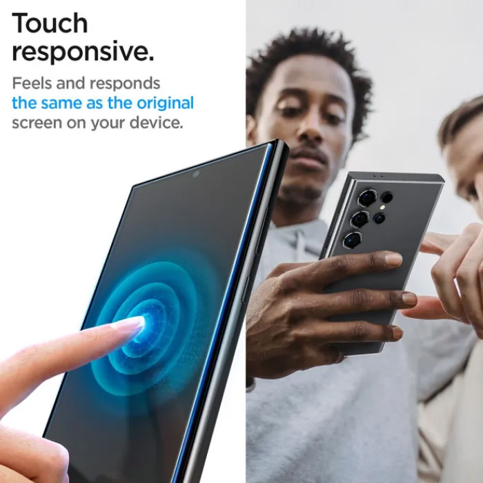 Spigen Samsung|Szkła-Szkło Hartowane Glas.tr ”ez Fit” 2-pack Samsung Galaxy S24 Ultra Clear