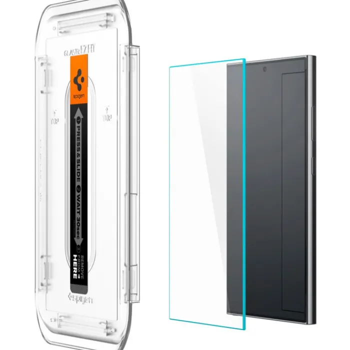 Spigen Samsung|Szkła-Szkło Hartowane Glas.tr ”ez Fit” 2-pack Samsung Galaxy S24 Ultra Clear