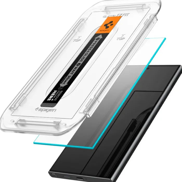 Spigen Samsung|Szkła-Szkło Hartowane Glas.tr ”ez Fit” 2-pack Samsung Galaxy S24 Ultra Clear
